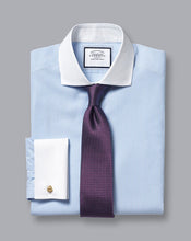 Load image into Gallery viewer, Stain Resistant Pattern Silk Tie - Purple