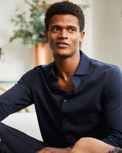 Load image into Gallery viewer, Pique Jersey Shirt - Navy