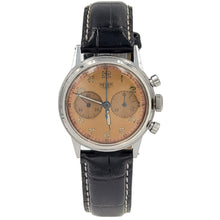 Load image into Gallery viewer, Vintage 1940s Heuer Big Eyes Pre Carrera Military Chronograph Valjoux 23 Men's Watch. Style: 5408 AR