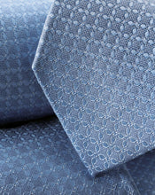 Load image into Gallery viewer, Stain Resistant Floral Silk Tie - Sky Blue