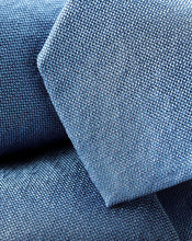 Load image into Gallery viewer, Silk Linen Tie - Denim Blue