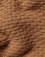 Load image into Gallery viewer, Cotton Merino Textured Crew Neck Sweater - Camel