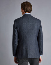 Load image into Gallery viewer, Textured Wool Jacket - Denim Blue