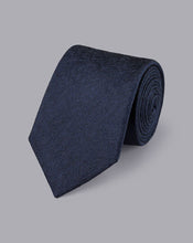 Load image into Gallery viewer, Silk Linen Tie - Petrol Blue