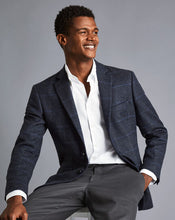 Load image into Gallery viewer, Eco Blend Windowpane Check Jacket - Blue