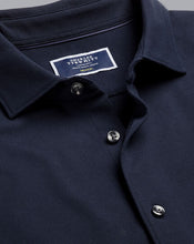 Load image into Gallery viewer, Pique Jersey Shirt - Navy