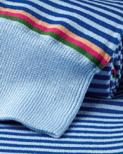 Load image into Gallery viewer, Fine Stripe Socks - Light Blue