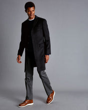 Load image into Gallery viewer, Wool Cashmere Overcoat - Black