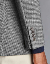 Load image into Gallery viewer, Italian Jersey Puppytooth Jacket - Grey