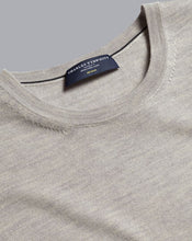 Load image into Gallery viewer, Merino Crew Neck Sweater - Silver