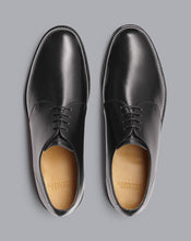 Load image into Gallery viewer, Rubber Sole Leather Derby Shoes - Black
