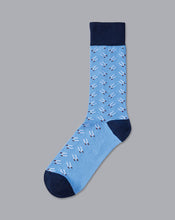 Load image into Gallery viewer, England Rugby Rugby Post Socks - Cornflower Blue