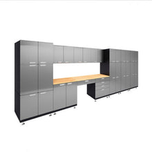 Load image into Gallery viewer, Kit 6: Premium Cabinet System | Four-Wide Storage Desk