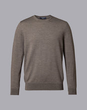 Load image into Gallery viewer, Merino Crew Neck Sweater - Mocha