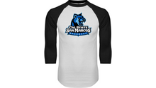Load image into Gallery viewer, Cal State San Marcos Raglan Baseball T-Shirt Baseball - Online Only