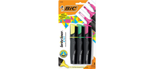 Load image into Gallery viewer, BIC Brite Liner 3 'n 1 Highlighters, 3-Pack Assorted Colors