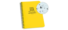 Load image into Gallery viewer, 4 5/8 x 7 Side Spiral Notebooks with Metric Field Pattern