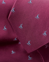 Load image into Gallery viewer, Stain Resistant Lapwing Silk Tie - Cherry Pink