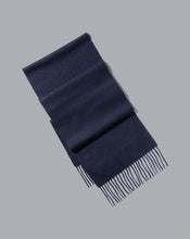 Load image into Gallery viewer, Cashmere Scarf - Navy
