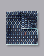 Load image into Gallery viewer, Odd Socks Print Pocket Square - Navy