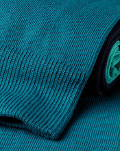 Load image into Gallery viewer, Block Stripe Socks - Teal Green