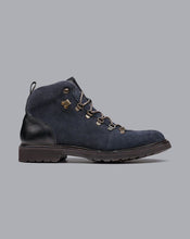 Load image into Gallery viewer, Suede Commando Sole Boots - Steel Blue