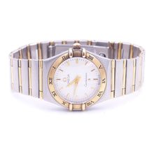 Load image into Gallery viewer, Omega 18K Yellow Gold-Plated and Stainless Steel Ladies Watch. Style: 56862090