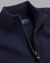 Load image into Gallery viewer, Merino Funnel Neck Vest - Navy