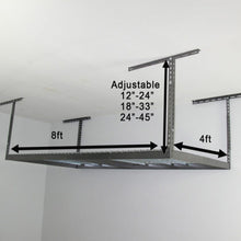Load image into Gallery viewer, 4′ x 8′ Overhead Garage Storage Rack