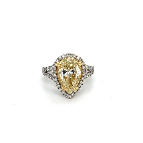 Fancy Yellow Diamond Ring