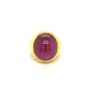 Cabochon Ruby Ring