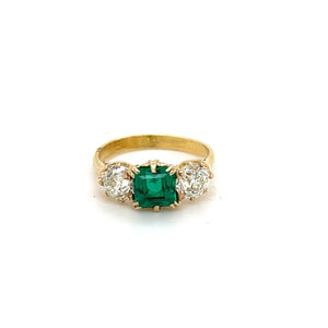 Emerald Diamond Ring