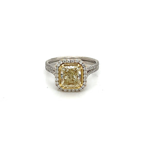 Fancy Yellow Diamond Ring