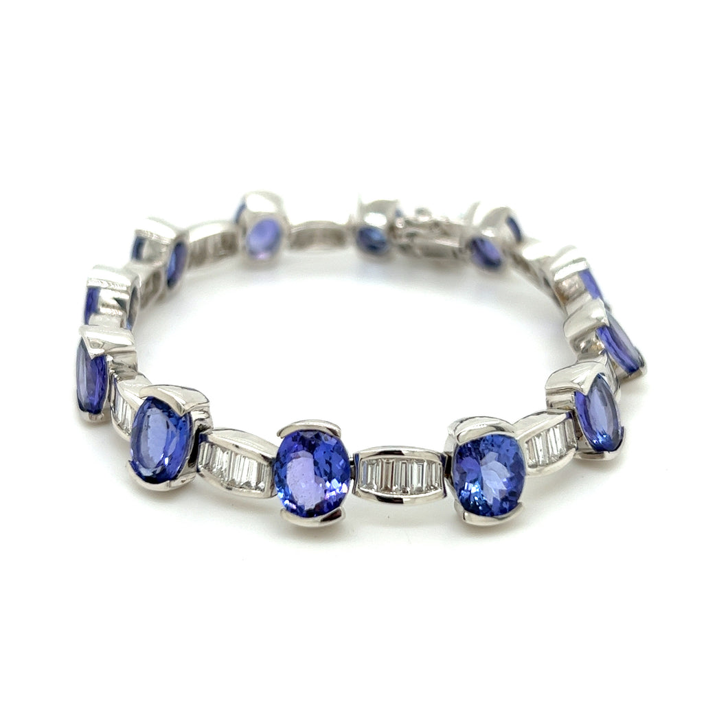 Tanzanite Diamond Bracelet