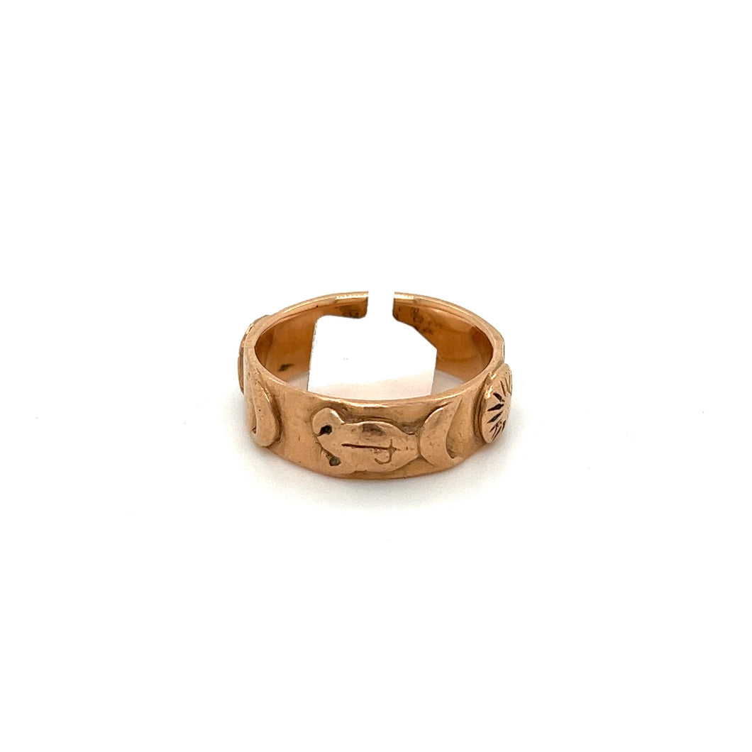 18K Rose Gold Ring