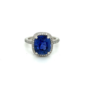 Sapphire Diamond Ring