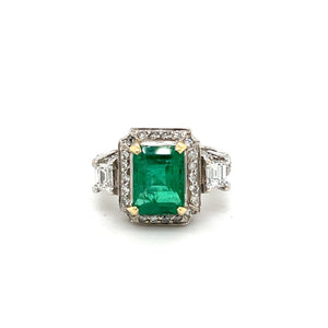 Emerald Diamond Ring