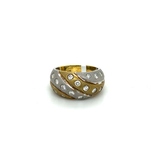 18K Gold Diamond Ring