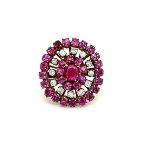 Antique Ruby Diamond Ring