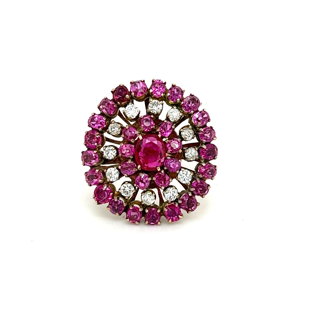 Antique Ruby Diamond Ring