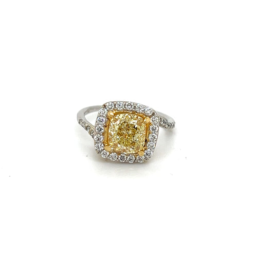 Fancy Yellow Diamond Ring