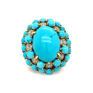 Antique Turquoise Ring