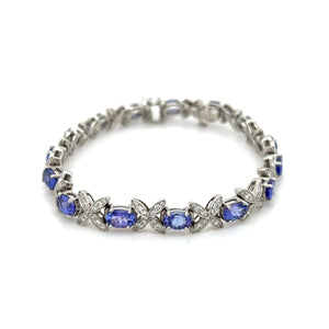 Tanzanite Diamond Bracelet