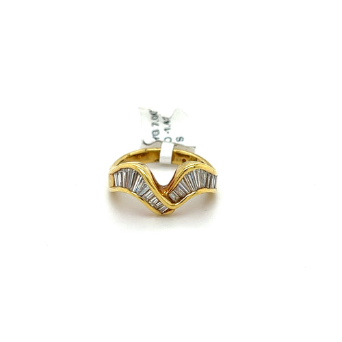 18K Gold Diamond Ring