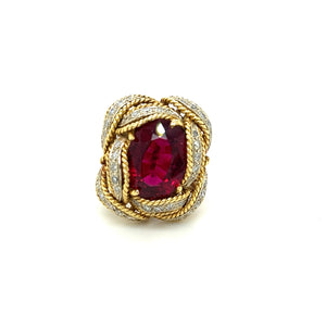 Ruby Diamond Ring