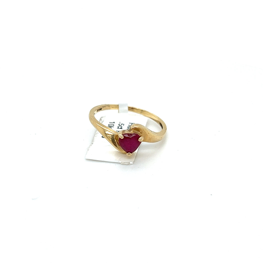 Ruby Heart Ring