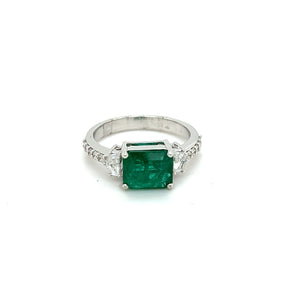 Emerald Diamond Ring