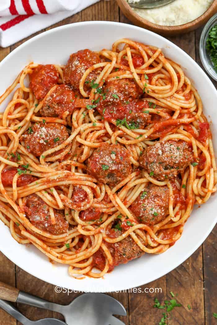 Spaghetti with Meatball