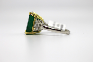 Emerald Diamond Ring