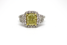 Load image into Gallery viewer, Fancy Yellow Diamond Ring
